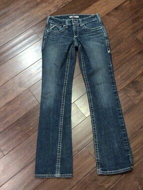 Ariat Women's FR CAT 2 Mid Rise Boot Jeans SIZE 28L